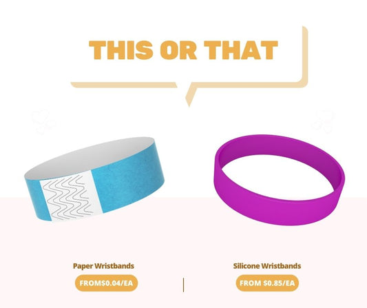 Paper Wristbands vs. Silicone Wristbands: Which Wristband is Best for Your Event in Australia?