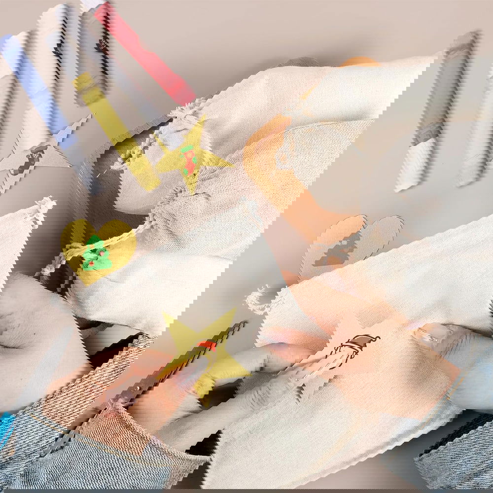 10pcs Calico Drawstring Bags - Afterschool Fun