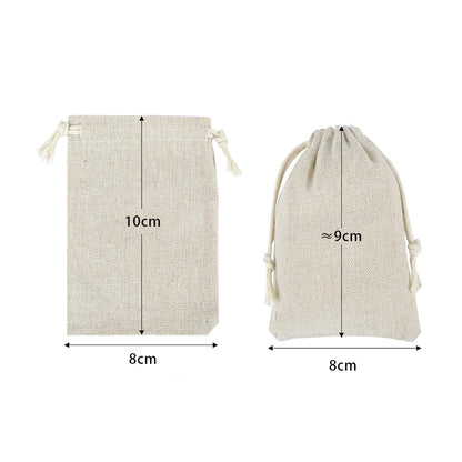 10pcs Calico Drawstring Bags - Afterschool Fun