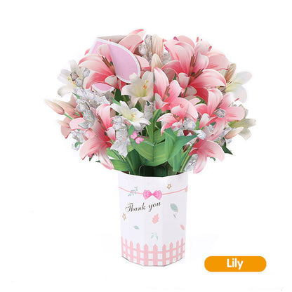 3D Flower Card - Afterschool Fun