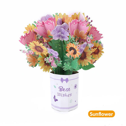 3D Flower Card - Afterschool Fun