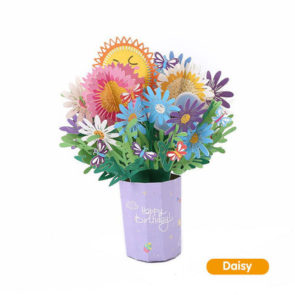 3D Flower Card - Afterschool Fun