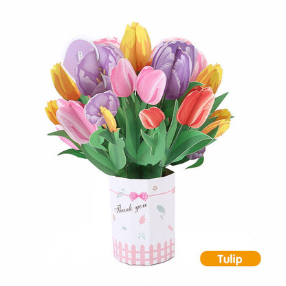 3D Flower Card - Afterschool Fun