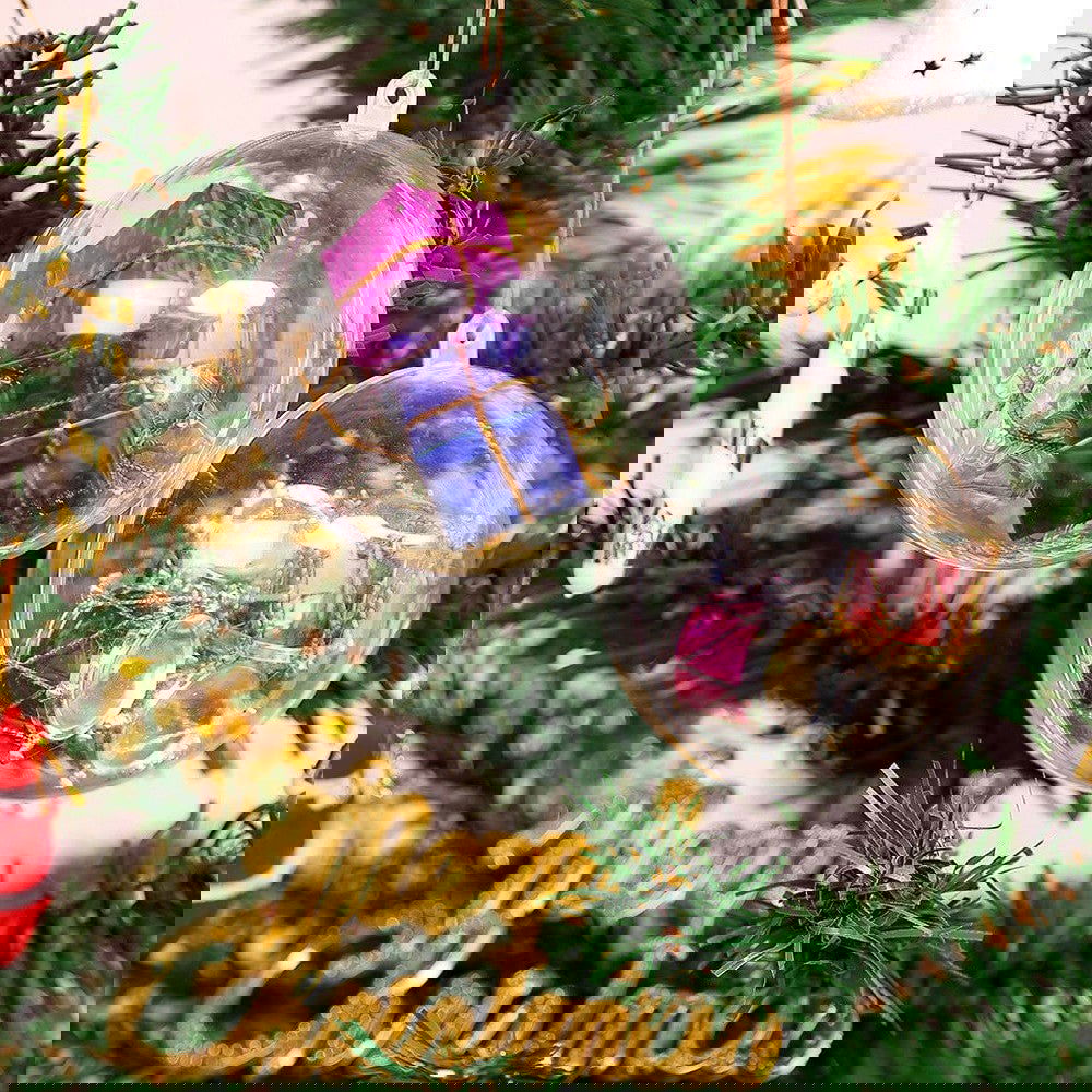 Clear Christmas Baubles - Afterschool Fun