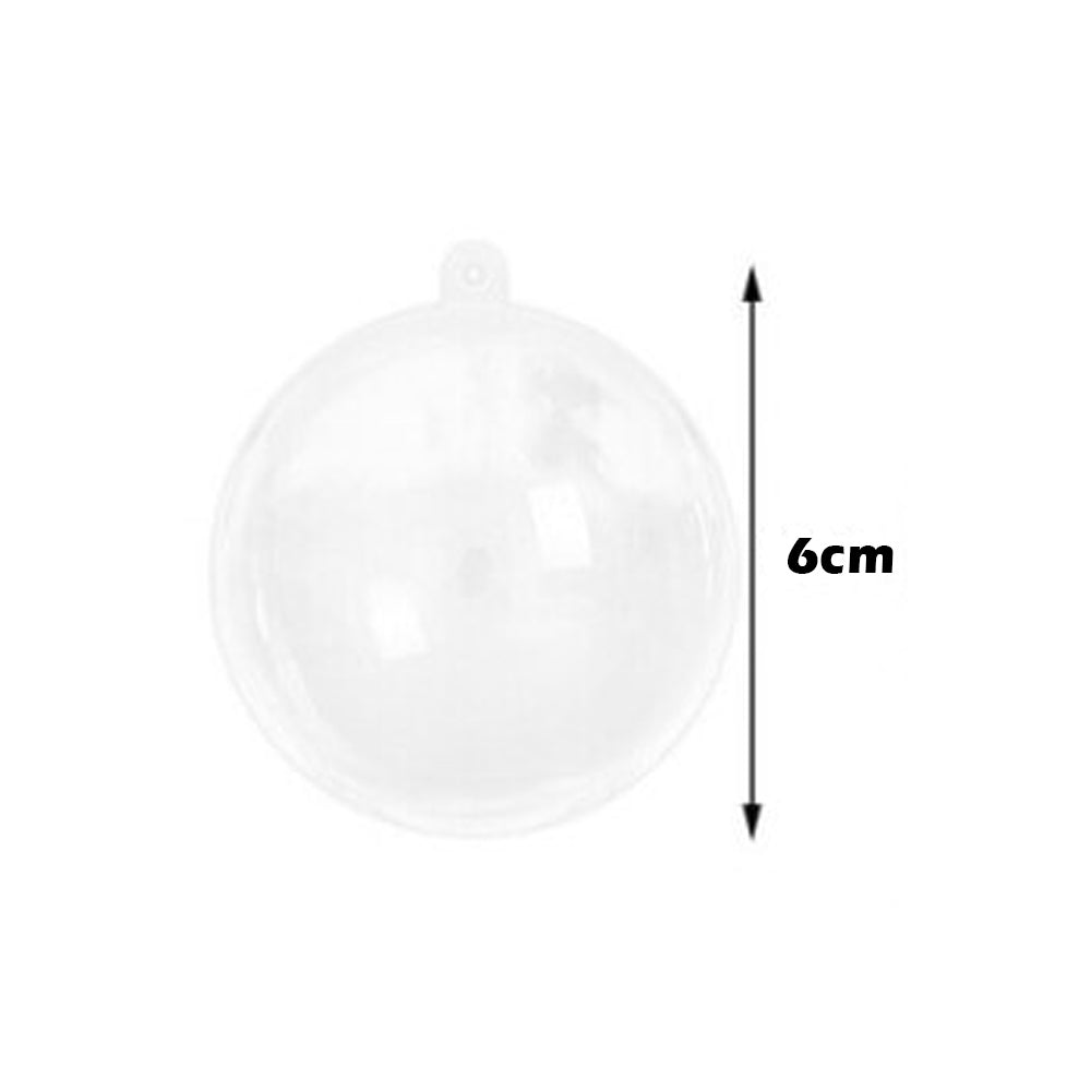 Clear Christmas Baubles - Afterschool Fun