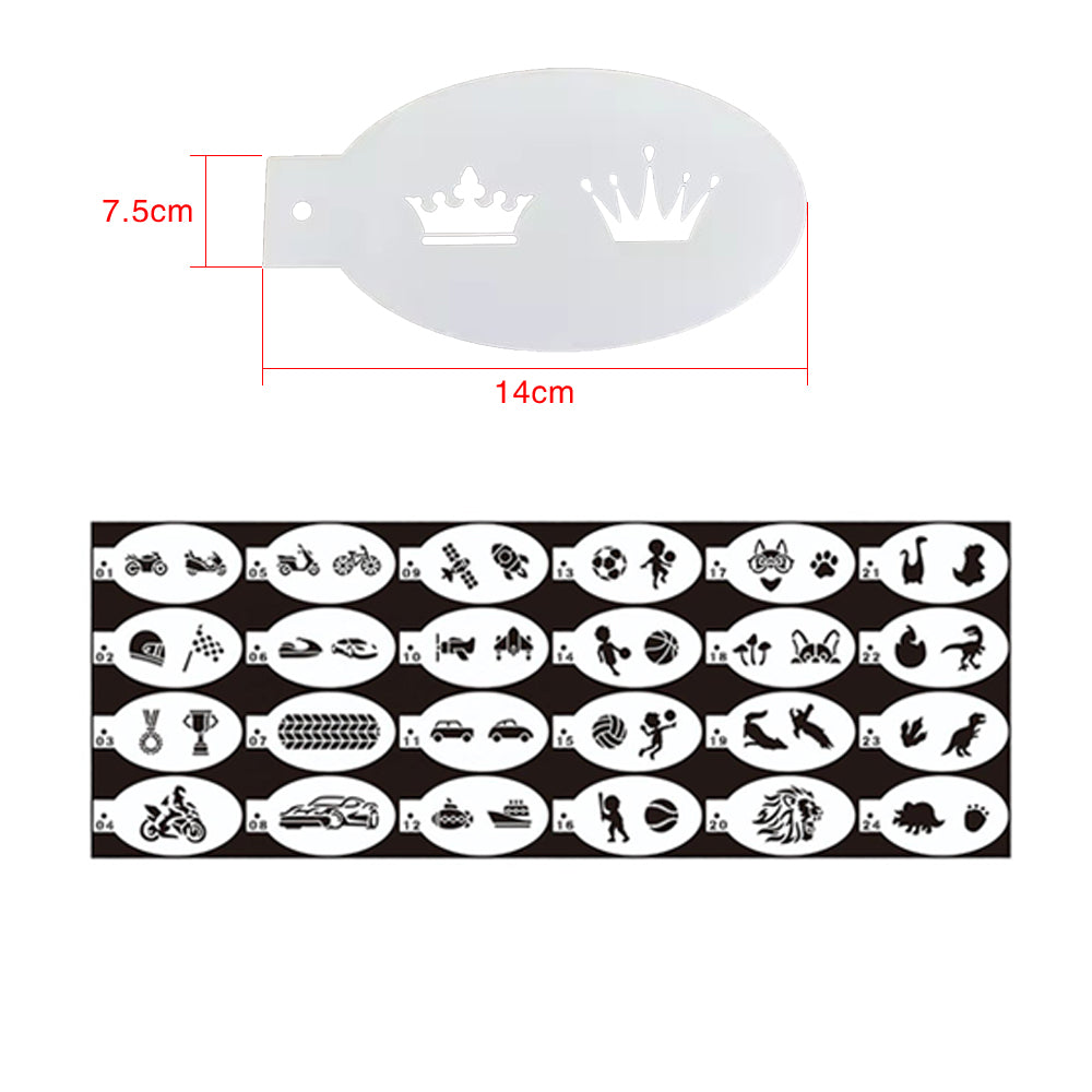 Face Paint Stencils - Afterschool Fun