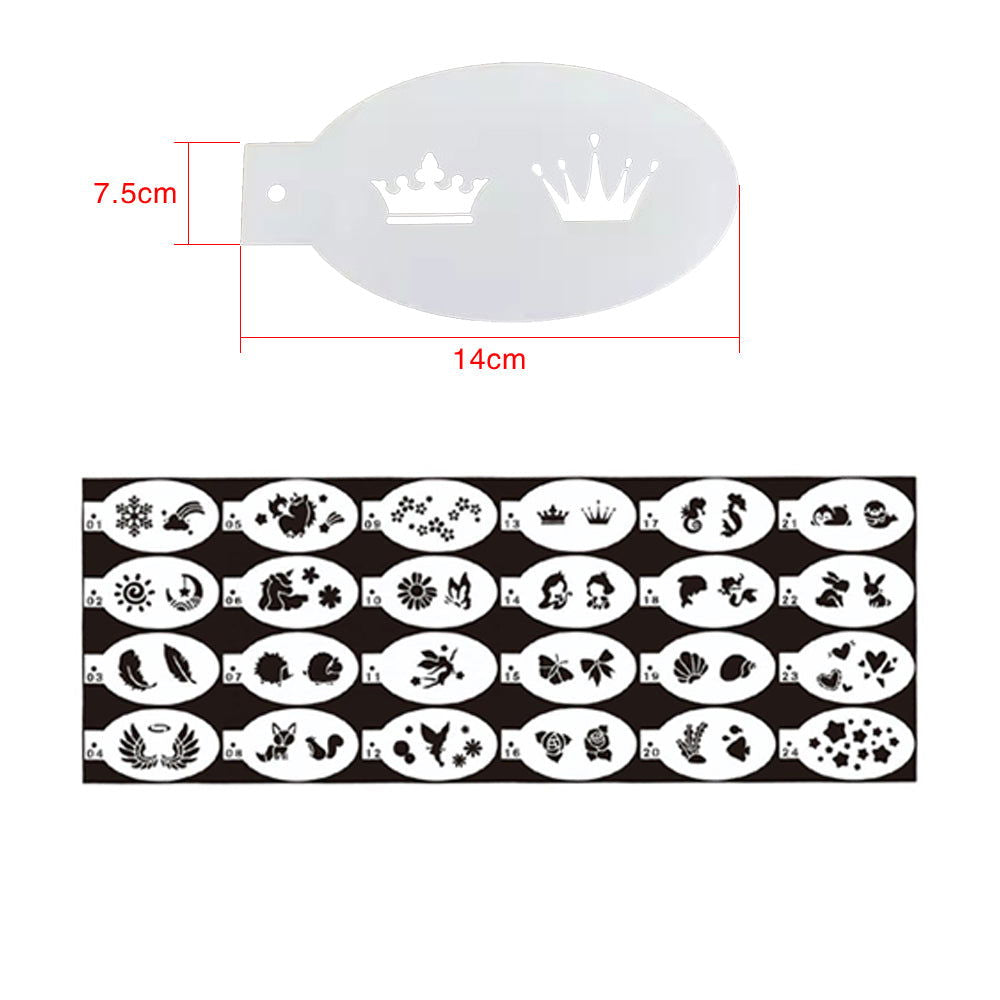 Face Paint Stencils - Afterschool Fun