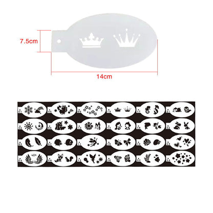 Face Paint Stencils - Afterschool Fun
