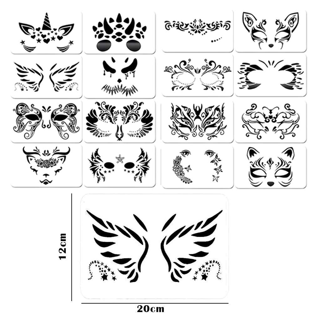 Face Paint Stencils - Afterschool Fun