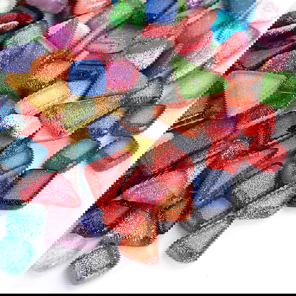 Glitter Irregular Mosaic Tiles - Afterschool Fun