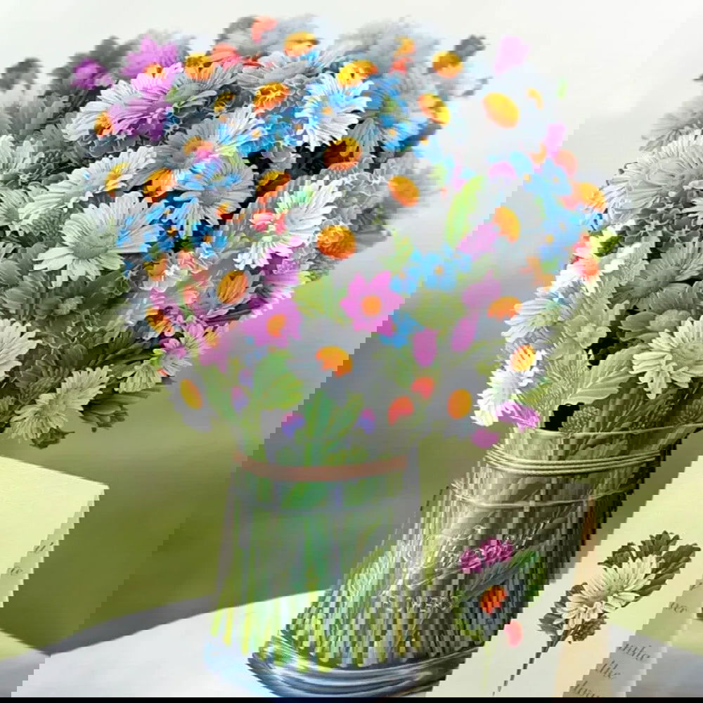 Pop Up Flower Card - Afterschool Fun