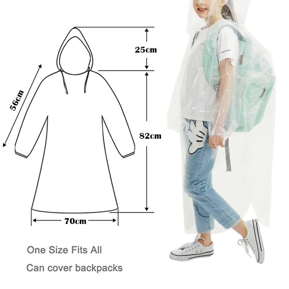 Rain Poncho - Kids Size - Afterschool Fun